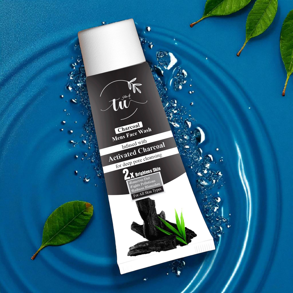 Glow By Taha | Charcoal Man's Face Wash